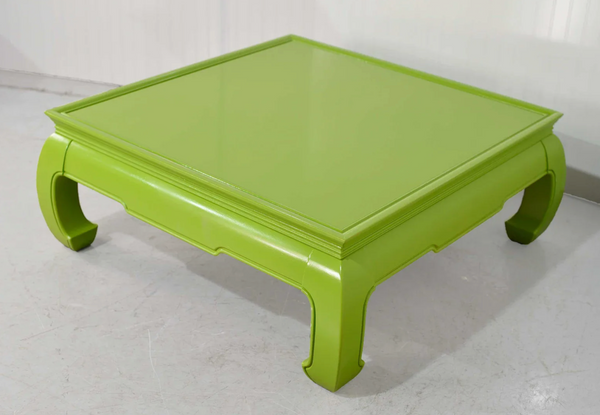 Vintage Thomasville Ming Style All-Wood Coffee Table Available for Custom Lacquer