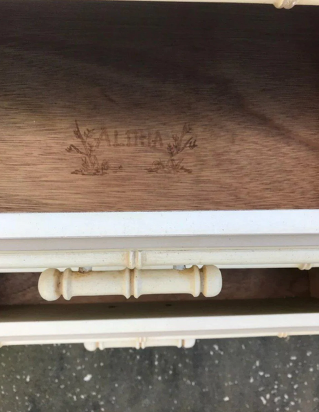 Vintage Dixie Aloha Collection Faux Bamboo Nightstand Pair Available for Custom Lacquer!! - Hibiscus House