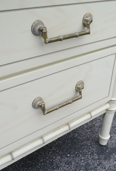 Pair of Classic Vintage Faux Bamboo Nightstands Available to Customize!!