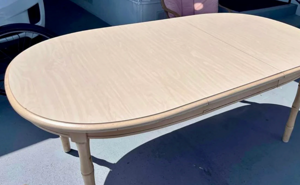 Broyhill Furniture Faux Bamboo Dining Table Available for Custom Lacquer!