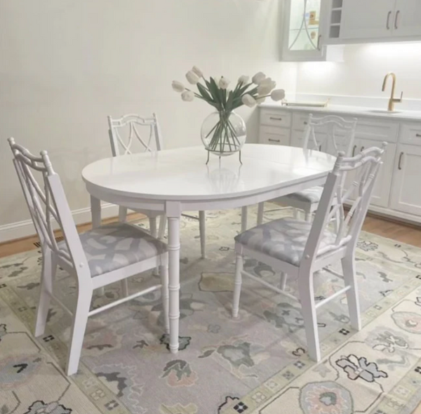 Broyhill Furniture Faux Bamboo Dining Table Available for Custom Lacquer!