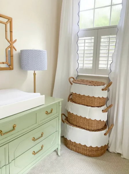 Vintage Broyhill Seven-Drawer Faux Bamboo Dresser Available to Customize!!