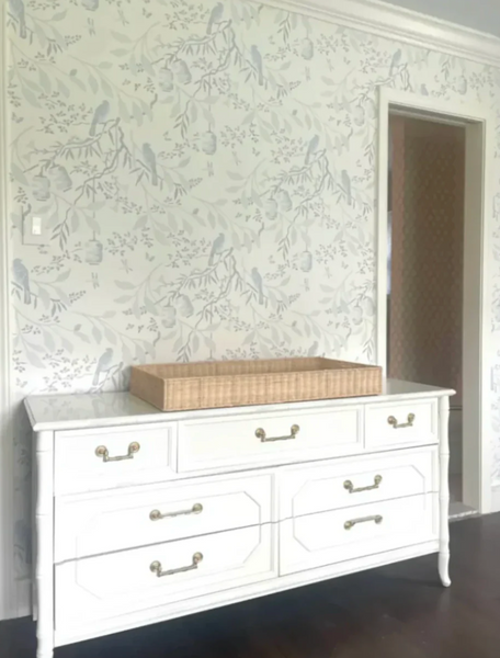 Vintage Broyhill Seven-Drawer Faux Bamboo Dresser Available to Customize!!