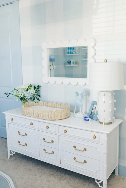 Vintage Thomasville Allegro Collection Faux Bamboo Nine Drawer Dresser Available to Customize!