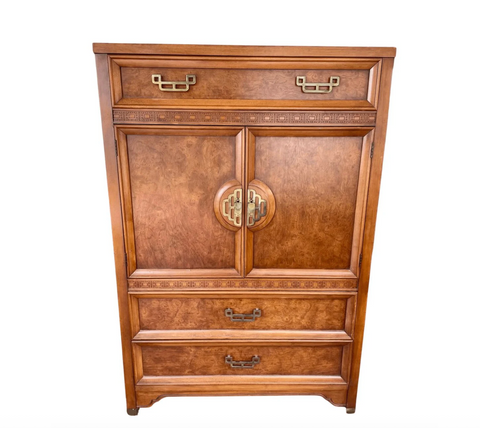 Vintage Henry Link Mandarin Collection Armoire Available for Custom Lacquer!