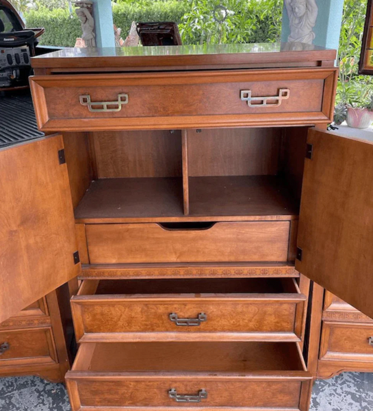 Vintage Henry Link Mandarin Collection Armoire Available for Custom Lacquer!