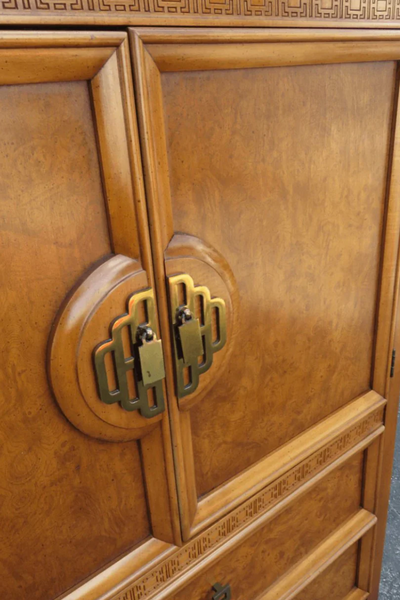 Vintage Henry Link Mandarin Collection Armoire Available for Custom Lacquer!