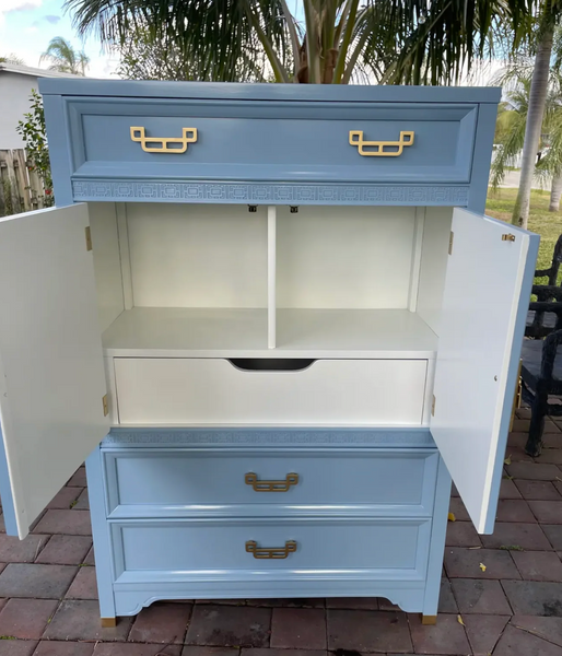 Vintage Henry Link Mandarin Collection Armoire Available for Custom Lacquer!