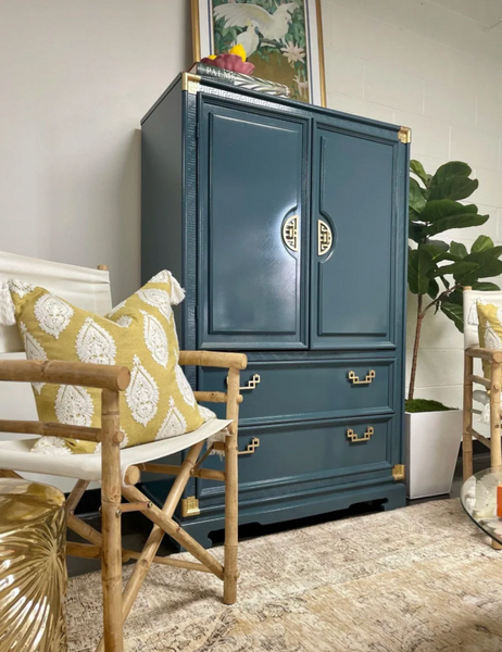 Vintage Henry Link Mandarin Collection Armoire Available for Custom Lacquer!