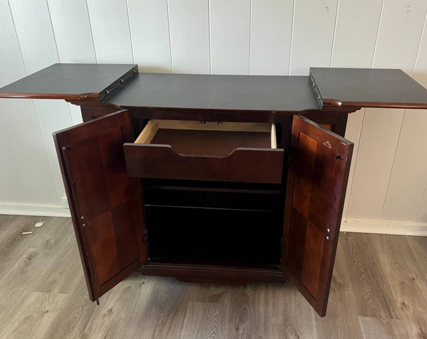 Vintage Chinoiserie Style Drexel Pop Up Server Available for Custom Lacquer! - Hibiscus House