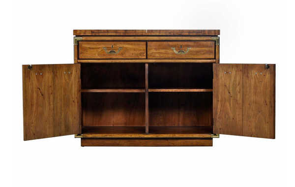 Vintage Drexel Accolade Campaign Style Server Available for Custom Lacquer! - Hibiscus House