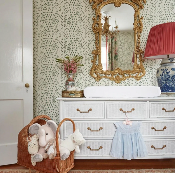 Vintage Dixie Furniture Company Faux Bamboo and Wicker Front Seven Drawer Dresser Available for Custom Lacquer!! - Hibiscus House