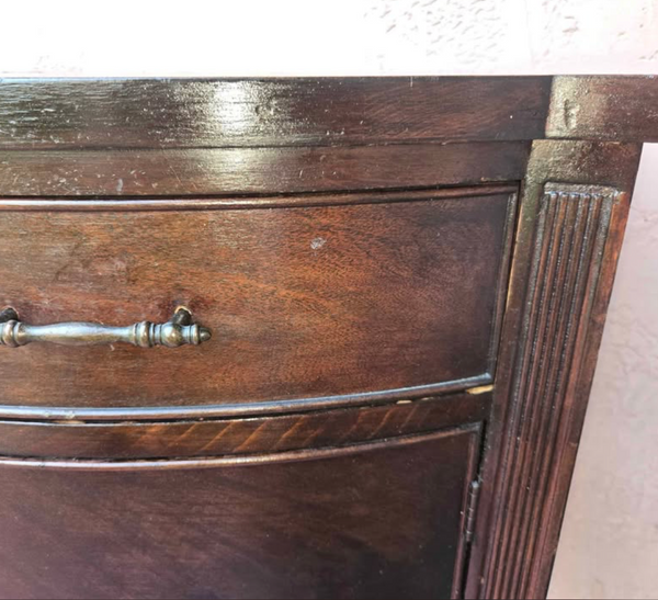 Vintage Mahogany Traditional Style Sideboard Available for Custom Lacquer! - Hibiscus House