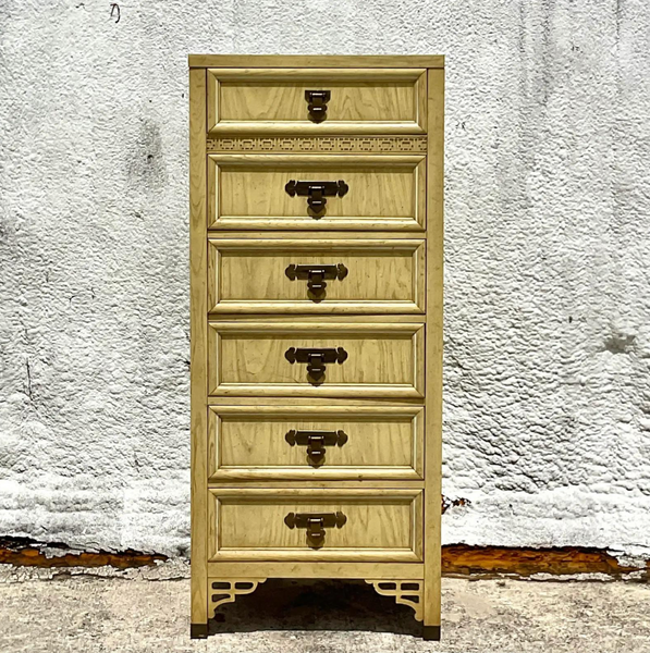Vintage Dixie Shangri La Collection Lingerie Chest Available for Custom Lacquer! - Hibiscus House