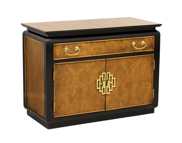 Vintage Century Furniture Chinoiserie Style Flip Top Server Available for Custom Lacquer - Hibiscus House