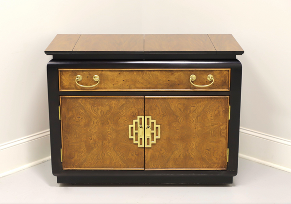 Vintage Century Furniture Chinoiserie Style Flip Top Server Available for Custom Lacquer - Hibiscus House