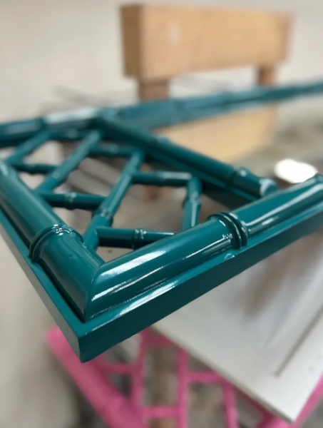 Vintage Dixie Furniture Company "Aloha" Collection Fretwork Mirror Pair Available for Custom Lacquer! - Hibiscus House