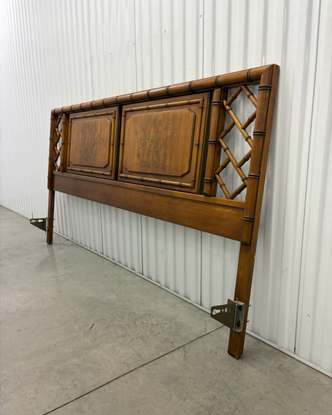 Vintage Dixie Aloha Collection King Headboard Available for Custom Lacquer! - Hibiscus House