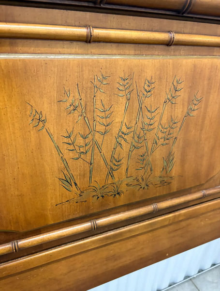 Vintage Dixie Aloha Collection King Headboard Available for Custom Lacquer! - Hibiscus House
