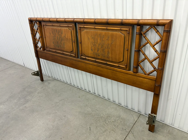 Vintage Dixie Aloha Collection King Headboard Available for Custom Lacquer! - Hibiscus House