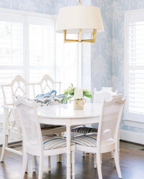 Vintage Stanley Furniture Faux Bamboo Dining Table Available for Custom Lacquer! - Hibiscus House