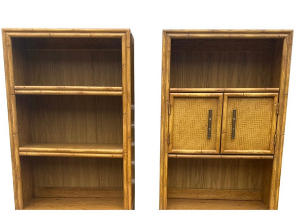 Vintage Lea Furniture Hutch Pair Available For Custom Lacquer! - Hibiscus House