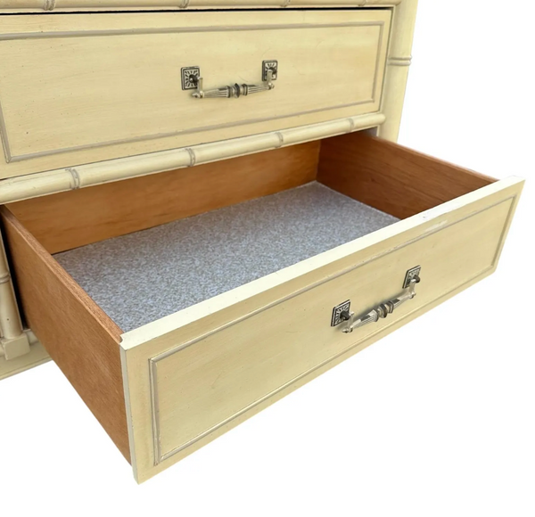 Vintage Henry Link Bali Hai Shutter Center-Door Credenza Available to Customize! - Hibiscus House
