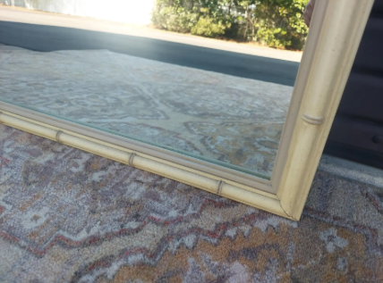 Vintage Henry Link Faux Bamboo Pagoda Accent Mirror Pair Available for Custom Lacquer!