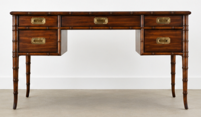 Vintage Drexel Executive Writing Desk Available for Custom Lacquer