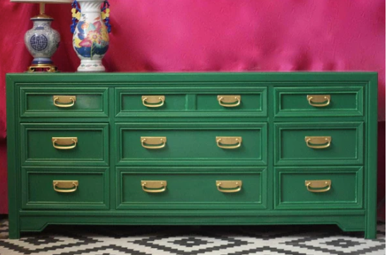 Thomasville Embassy Nine Drawer Dresser Available for Custom Lacquer!