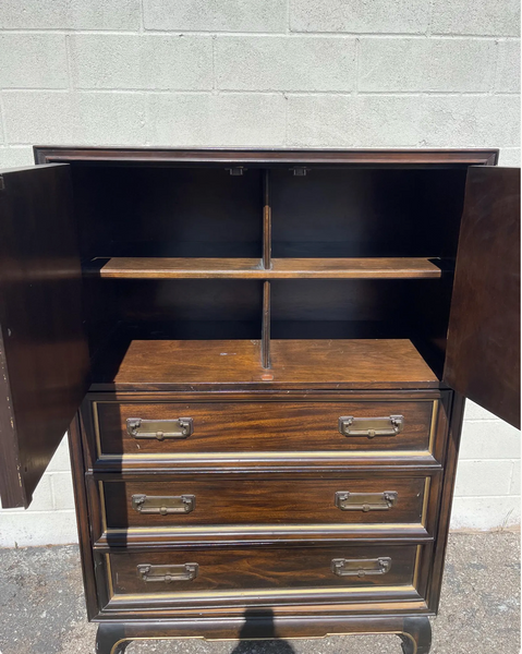 American of Martinsville Chippendale Armoire Available for Custom Lacquer!