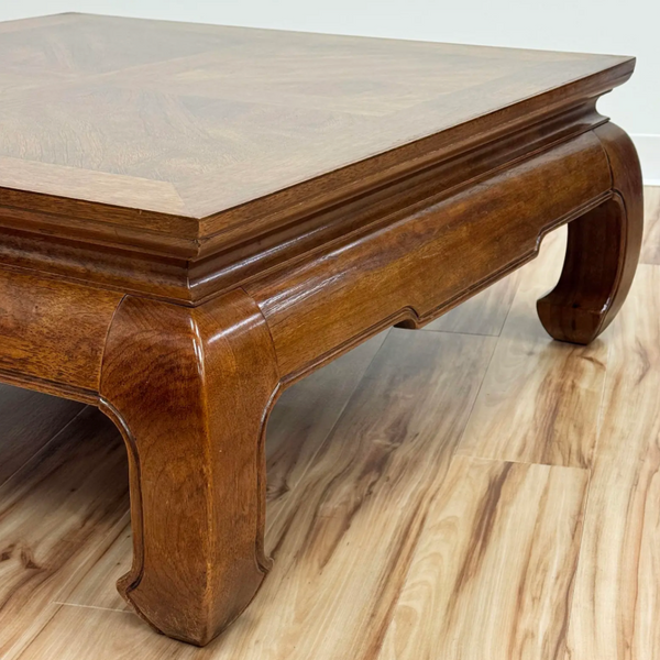 Vintage Thomasville Ming Style All-Wood Coffee Table Available for Custom Lacquer!