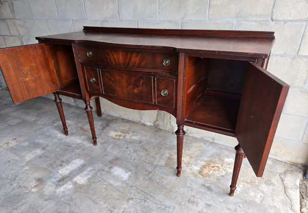Vintage Traditional Mahogany Sideboard Available for Custom Lacquer!