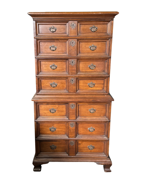 Curtis Furniture 7 Drawer Tallboy Traditional Style Chest Available for Custom Lacquer! - Hibiscus House