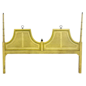 Stanley Furniture Faux Bamboo Pagoda King Headboard Available for Custom Lacquer - Hibiscus House