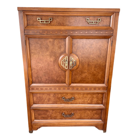 Vintage Henry Link Mandarin Collection Armoire Available for Custom Lacquer - Hibiscus House