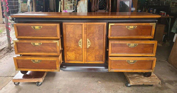 Broyhill Furniture Company Premier Ming Dynasty Collection Credenza Available for Custom Lacquer - Hibiscus House