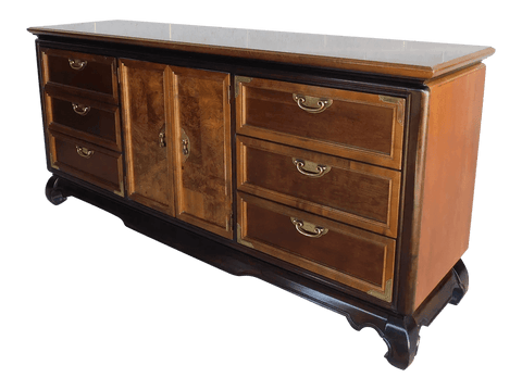 Broyhill Furniture Company Premier Ming Dynasty Collection Credenza Available for Custom Lacquer - Hibiscus House