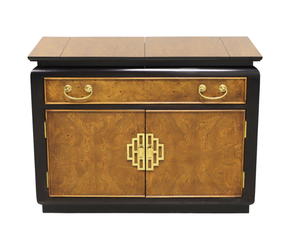 Vintage Century Furniture Chinoiserie Style Flip Top Server Available for Custom Lacquer - Hibiscus House