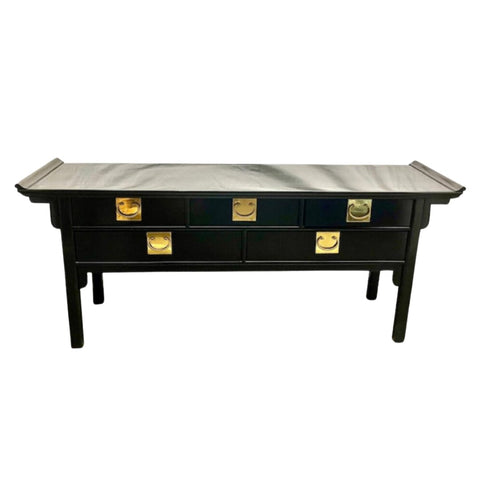 Vintage Century Furniture Pagoda Style Buffet Console Available for Custom Lacquer!