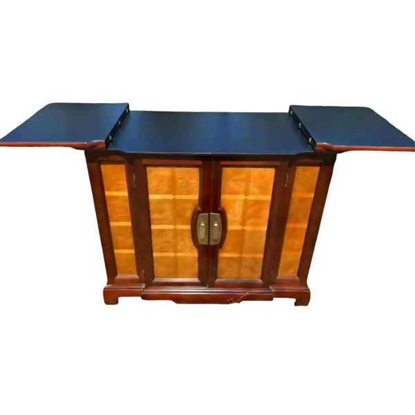 Vintage Chinoiserie Style Drexel Pop Up Server Available for Custom Lacquer! - Hibiscus House
