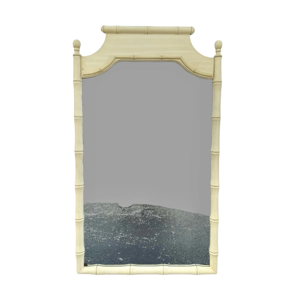 Vintage Dixie Furniture Faux Bamboo Mirror Available for Custom Lacquer