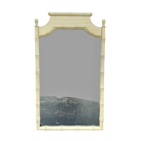 Vintage Dixie Furniture Faux Bamboo Mirror Available for Custom Lacque