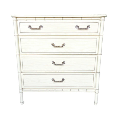 Vintage Classic Faux Bamboo Bachelors Chest of Drawers Available for Custom Lacquer! - Hibiscus House