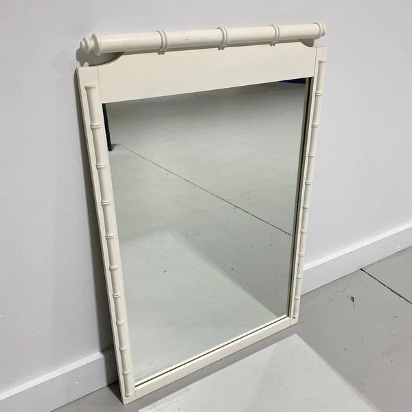 Vintage Faux Bamboo Classic Mirror Available for Lacquer - Hibiscus House