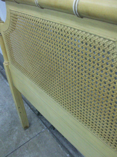 Pair Henry Link Bali Hai Faux Bamboo Twin Headboards Raw and Ready for Lacquer - Hibiscus House