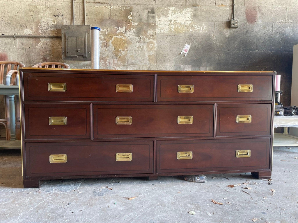 Baker Furniture Campaign Style Dresser – Hibiscus House Baker Furniture Campaign Style Dresser – Hibiscus House