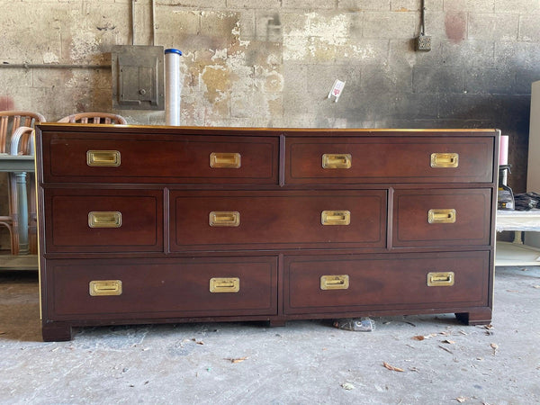 Baker Furniture Campaign Style Dresser - Hibiscus House