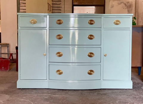 Antique Traditional Hepplewhite Sideboard Buffett Available for Lacquer - Hibiscus House