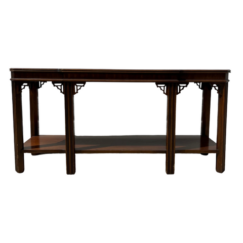 Vintage Lane Furniture Chinoiserie Style Console Table Available for Custom Lacquer!